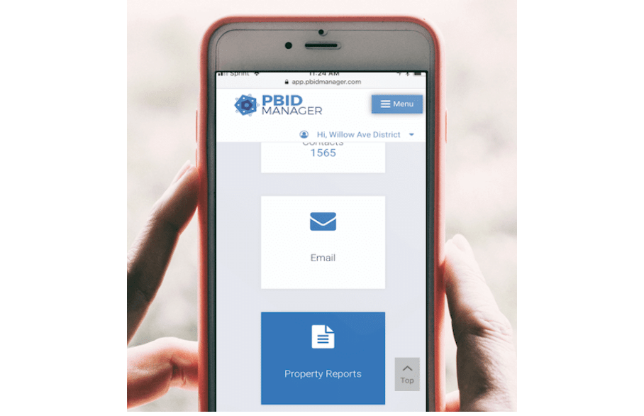 PBID Manager Mobile View